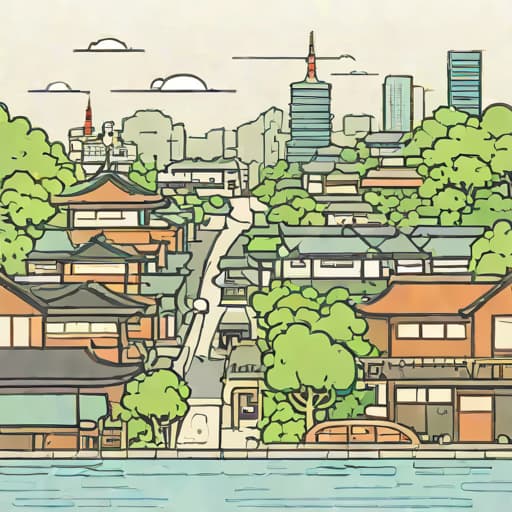 A City In Japan On West Honshu