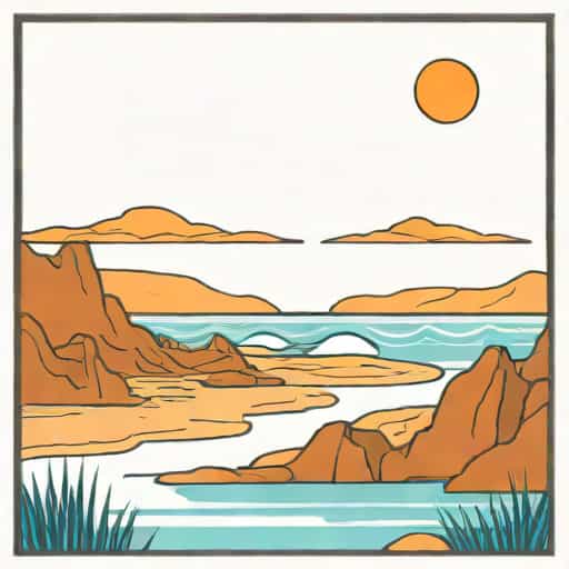 Ancient Tethys Ocean Landscape Kazakhstan