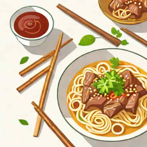 Beef Lanzhou Noodles Halal