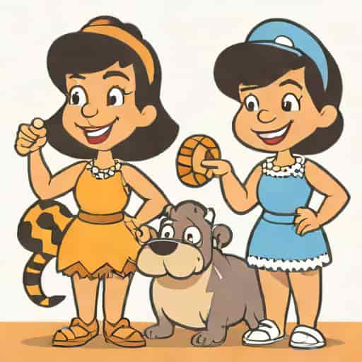 Betty Rubble And Wilma Flintstone