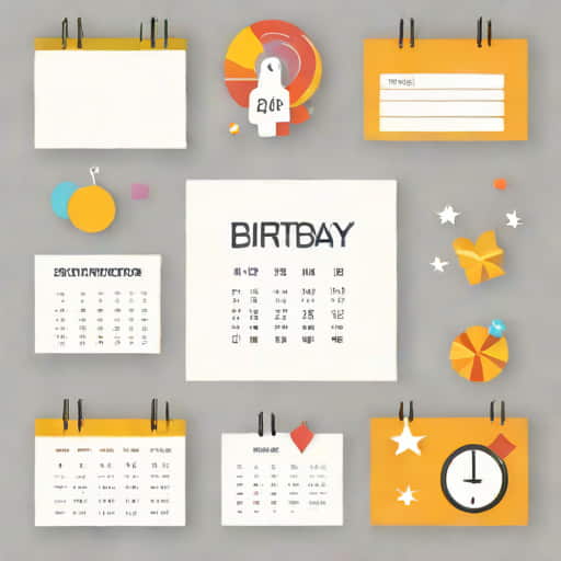 Birthday Calendar Perpetual