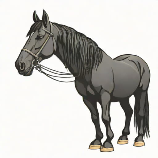 Black Percheron Horse For Sale