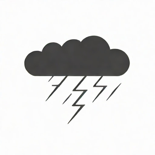 Black Screen Thunderstorm