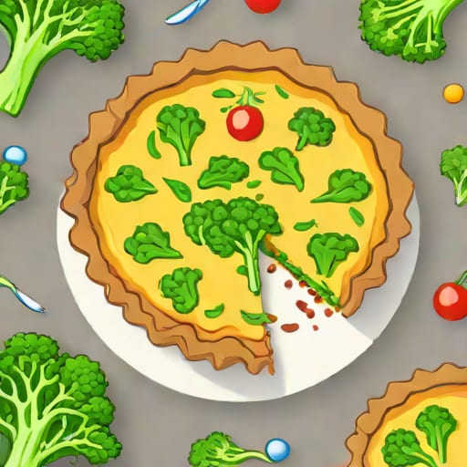 Broccoli And Stilton Quiche