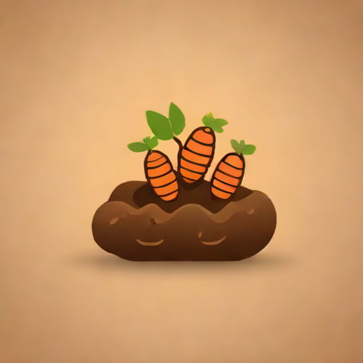 Brown Pupae In Soil