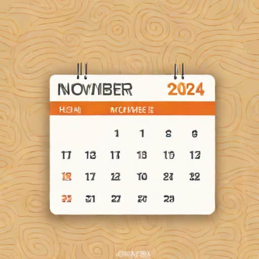 Calendar November 2024 Printable