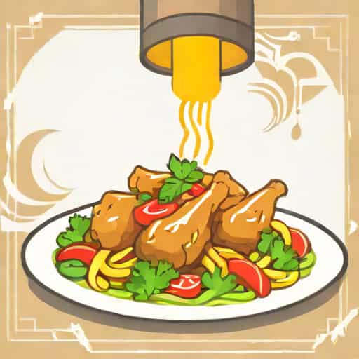 Chicken Saltado Lamplight Lounge