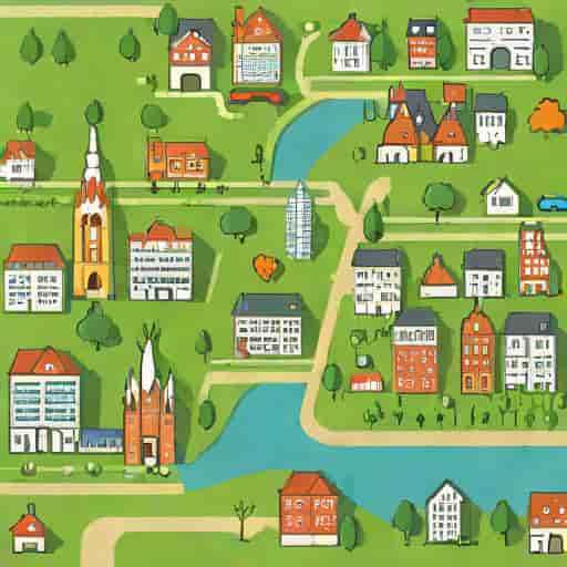City Near North Rhine Westphalia