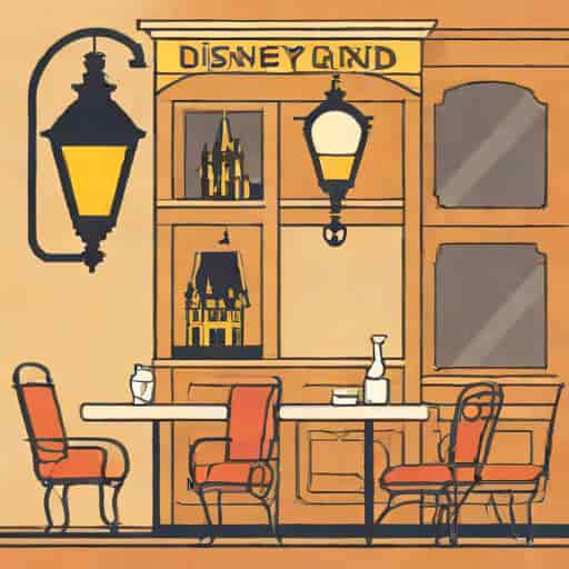 Disneyland Lamplight Lounge Menu