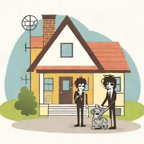 Edward Scissorhands Robbing House