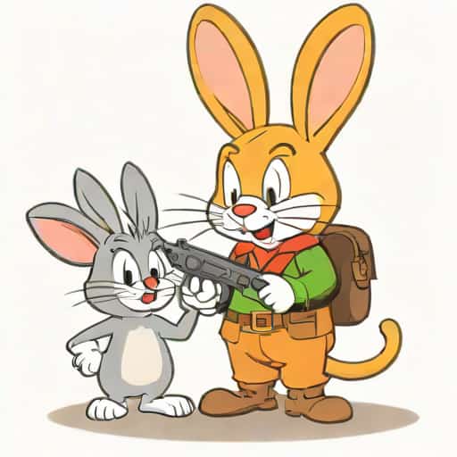 Elmer Fudd And Bugs Bunny