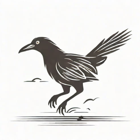 Fast Running Flightless Bird