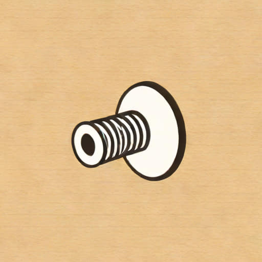 Fastener That Turns With A Slotted Head