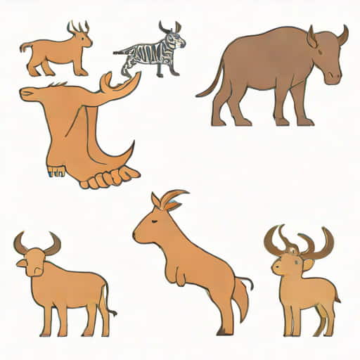 Feet Of An Ungulate Mammal 6 Letters