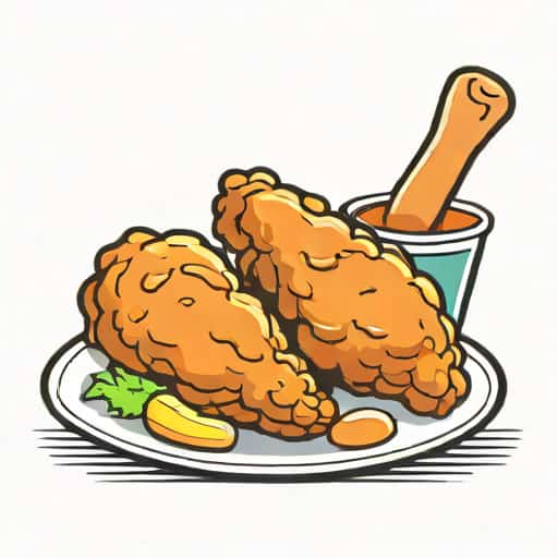 Fried Chicken Drumstick Protein