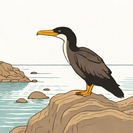 Galapagos Flightless Cormorant
