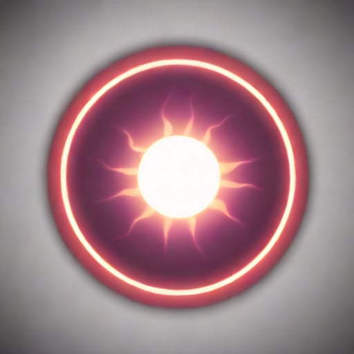 Glowing Plasma Is Evident In The Light From