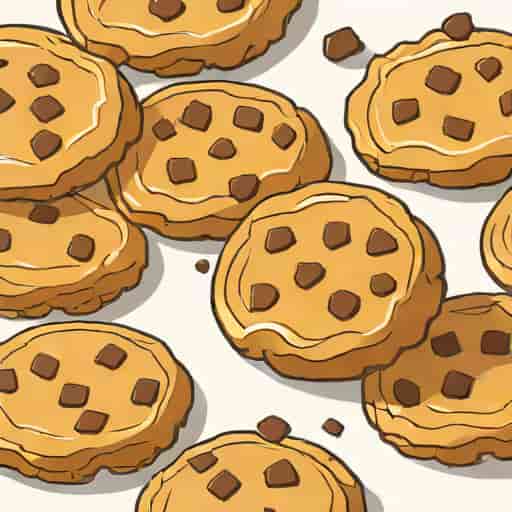 Golden Crisco Chocolate Chip Cookies