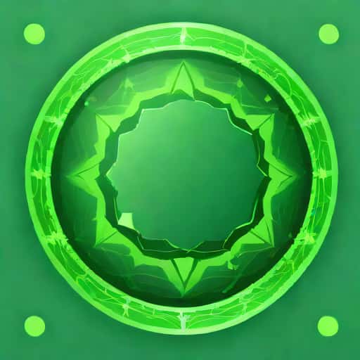 Green Astrological Stone