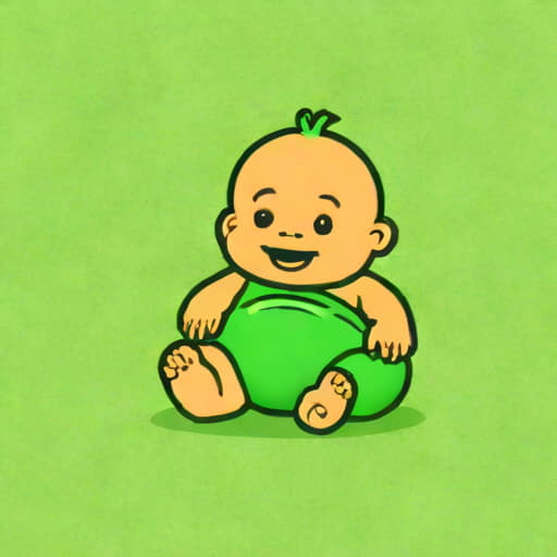 Green Snotty Poop Baby