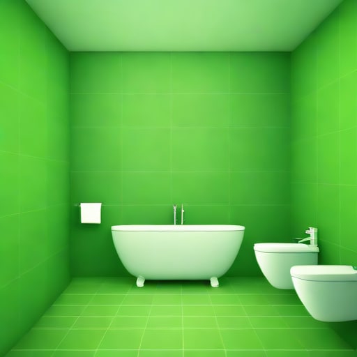 Green Tile Bathroom