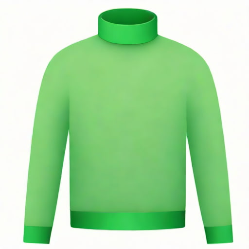 Green Turtleneck Sweater