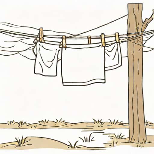 Ground Mounted Clothesline