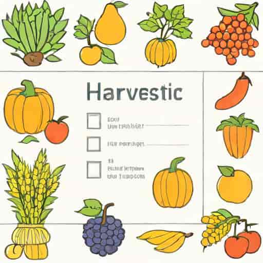 Harvest Acrostic Poem
