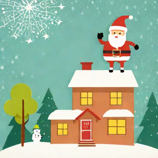 Ho Ho Ho Up On The Housetop