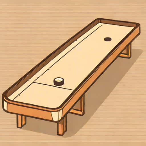 Home Shuffleboard Table