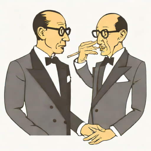 Igor Stravinsky And George Balanchine