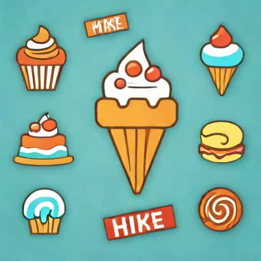 Item Of Confectionery Word Hike
