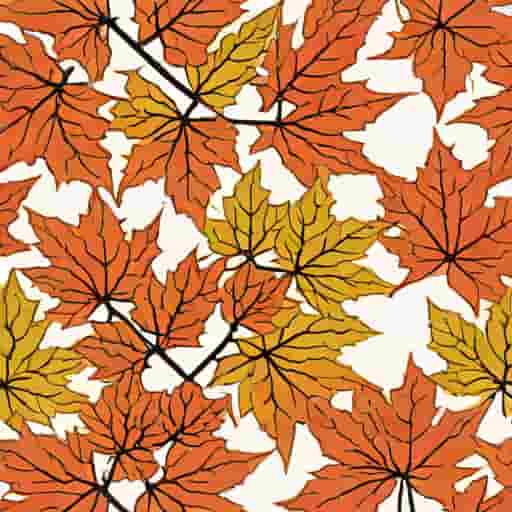 Japanese Maple Leaf Venation