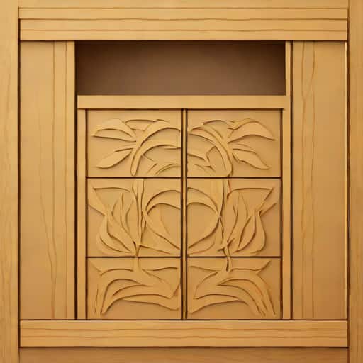 Japanese Marquetry Cabinet