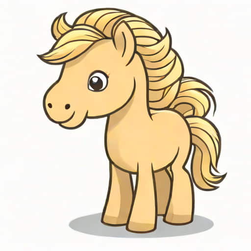 Jellycat Clippy Clop Palomino Pony