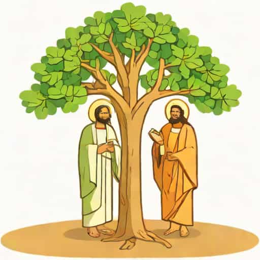 Jesus And Nathanael Fig Tree