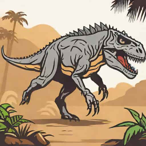 Jurassic World Thrashing Indominus Rex