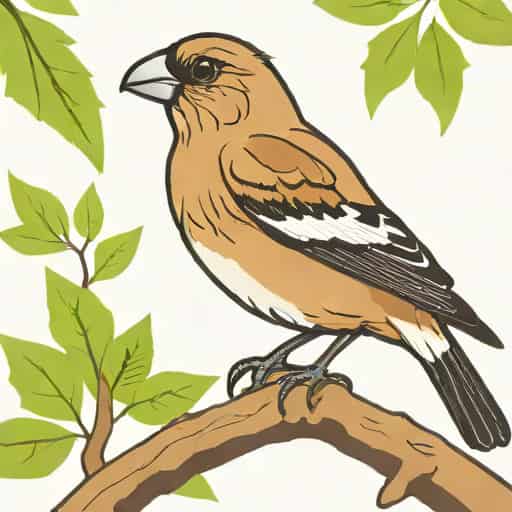 Juvenile Female Grosbeak