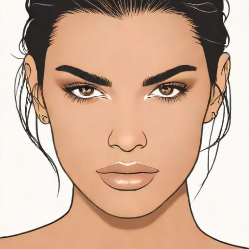 Kendall Jenner Bleached Eyebrows