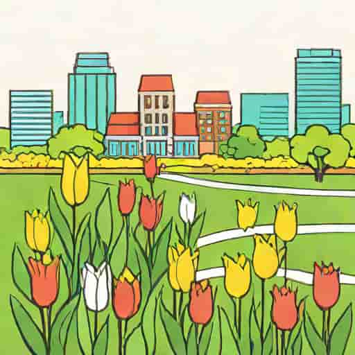 Kirby Downtown Grassland Tulips