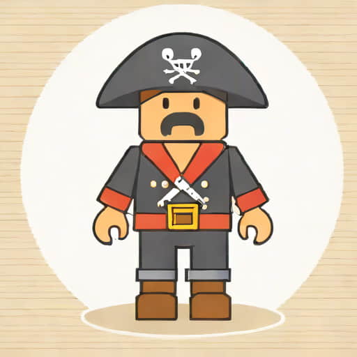 Korblox Legless W Headless Pirate