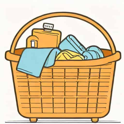 Laundry Basket Sectioned