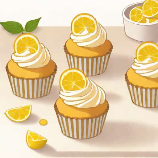 Lemon Cupcakes With Cream Cheese Frosting