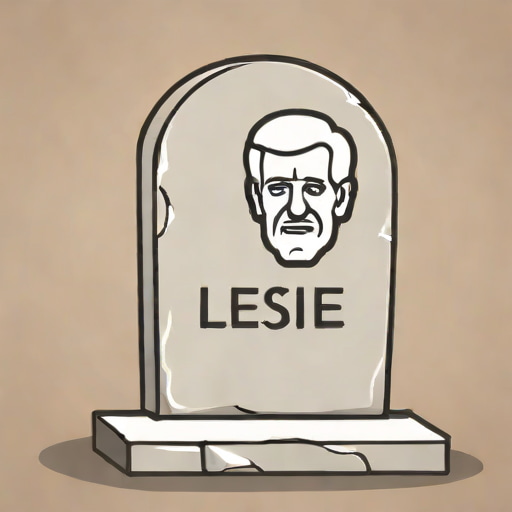 Leslie Nielsen Gravestone Joke