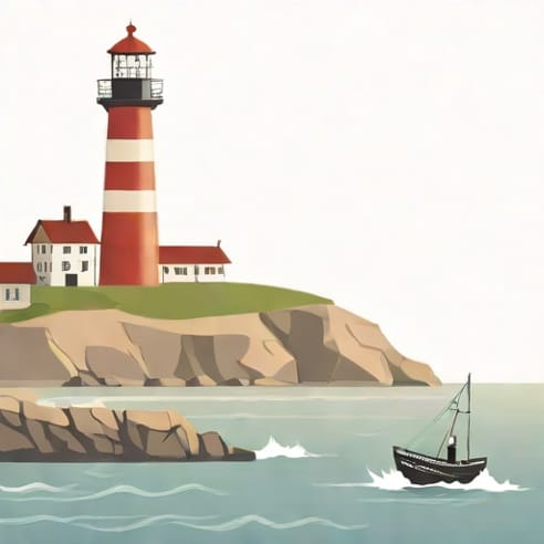 Lighthouse And The Whaler