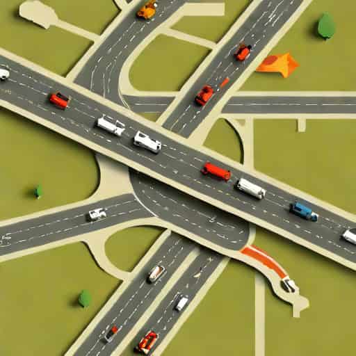 Motorway Contraflow System Sign