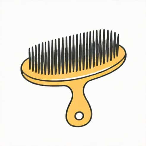 Nylon Bristle Hair Brush