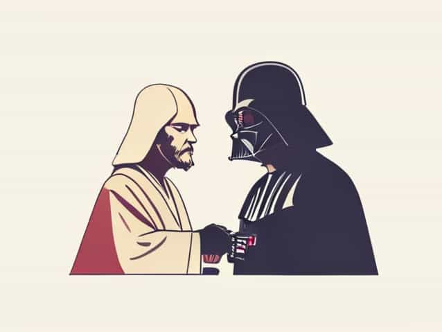 Obi Wan Kenobi Darth Vader
