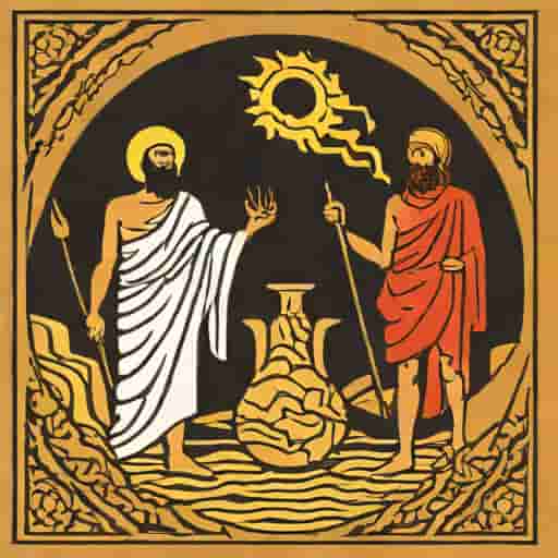 Odysseus And Tiresias In The Underworld