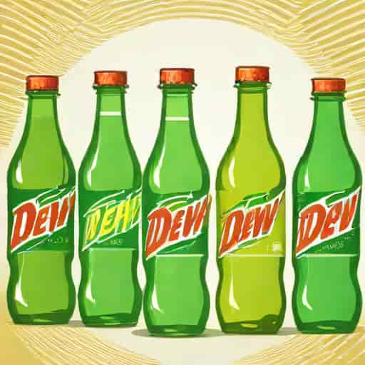 Old Mountain Dew Bottles